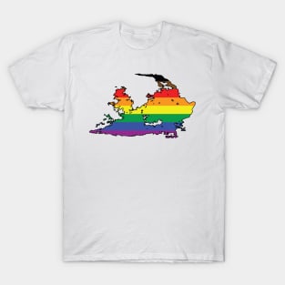 Pride Koria Map - Philly Pride T-Shirt